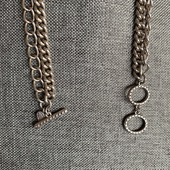 Stella & Dot Avery Pearl Silver Chain Necklace - Picture 3 of 5